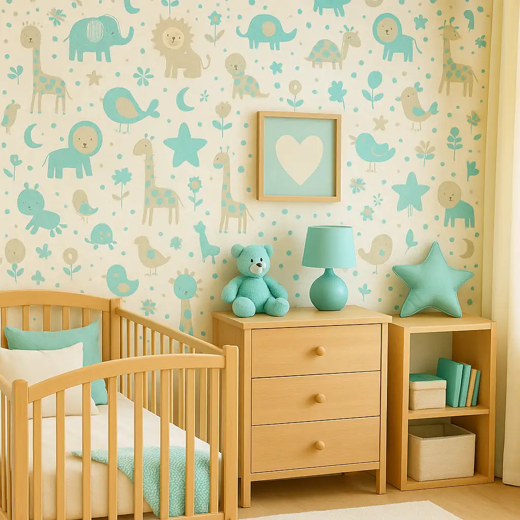 Papel pintado infantil en Pozuelo